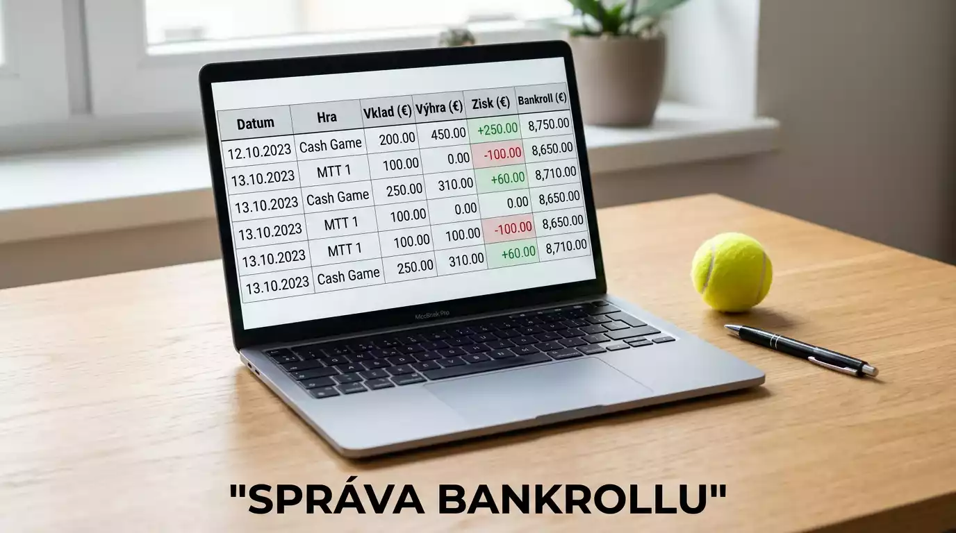 Bankroll management při sázení na tenis - vedení záznamů a správa bankrollu