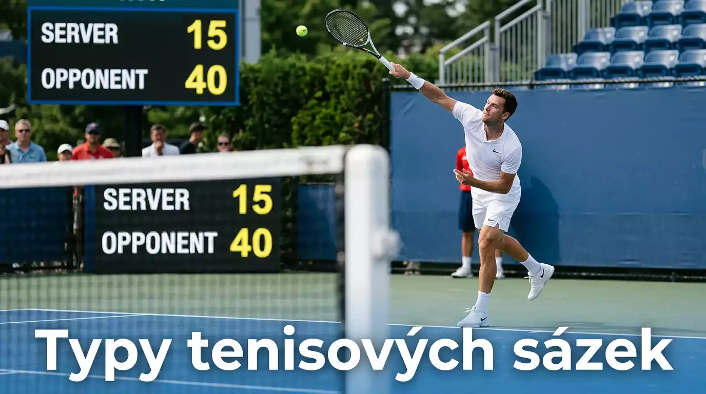 Přehled typů sázek na tenisové zápas